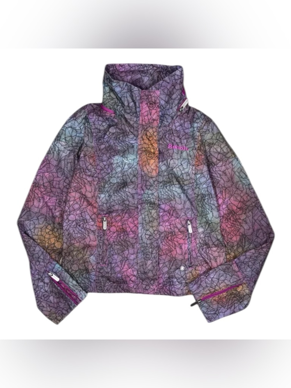 Bench Women's Multicolor Patterned Fall Jacket